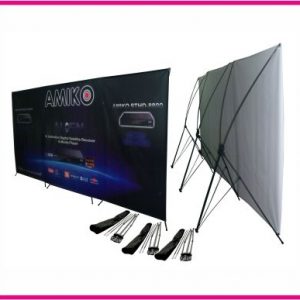X banner μηχανισμός τριπλός με εκτύπωση 134.99 € / Τιμή χωρίς ΦΠΑ